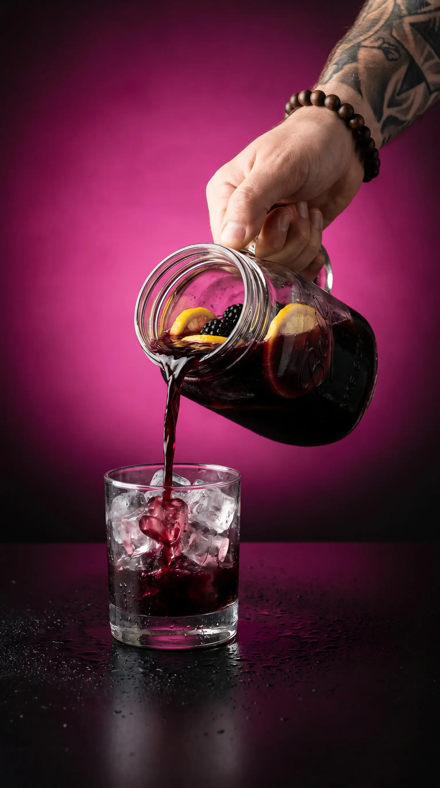 blackberry lemon, deep end.