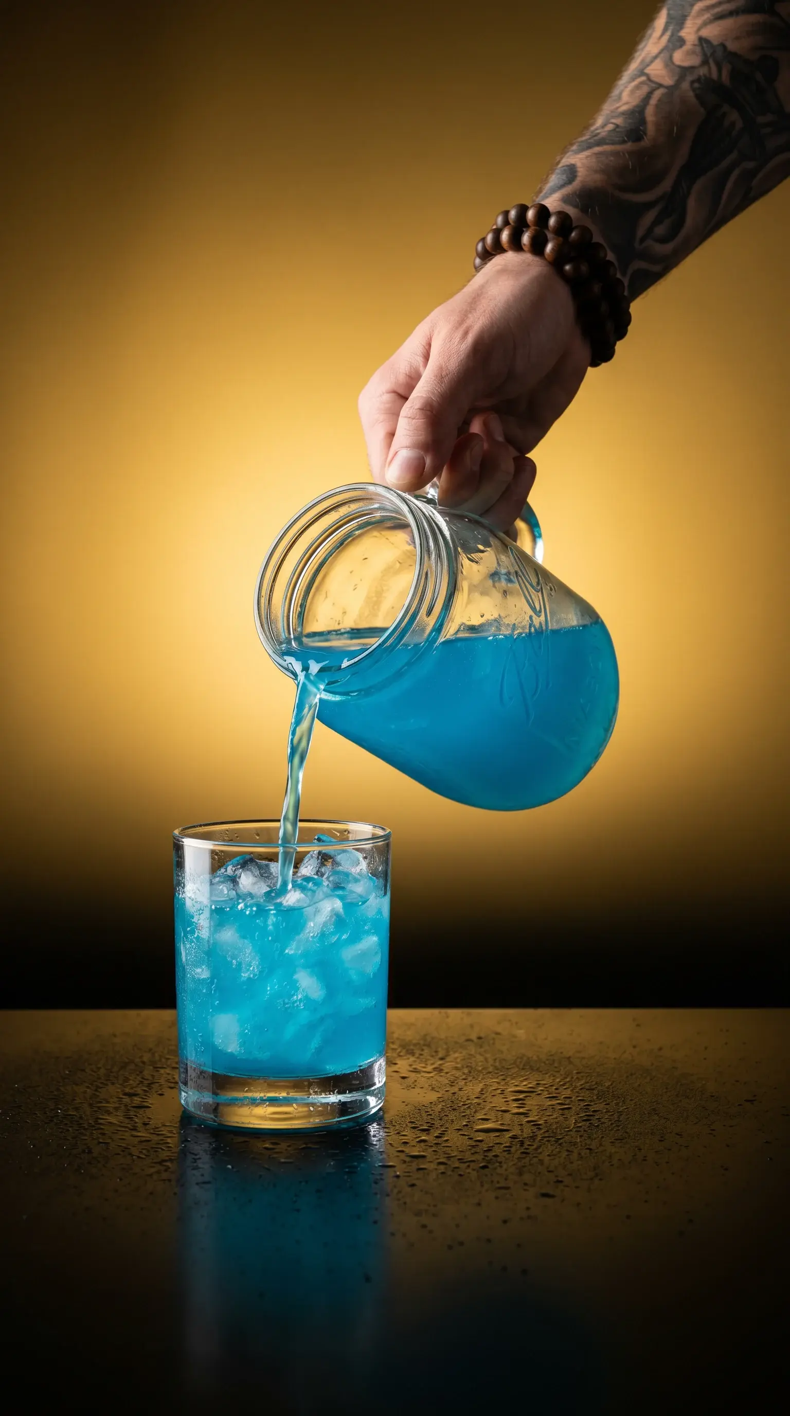 electric blue, zero apology.