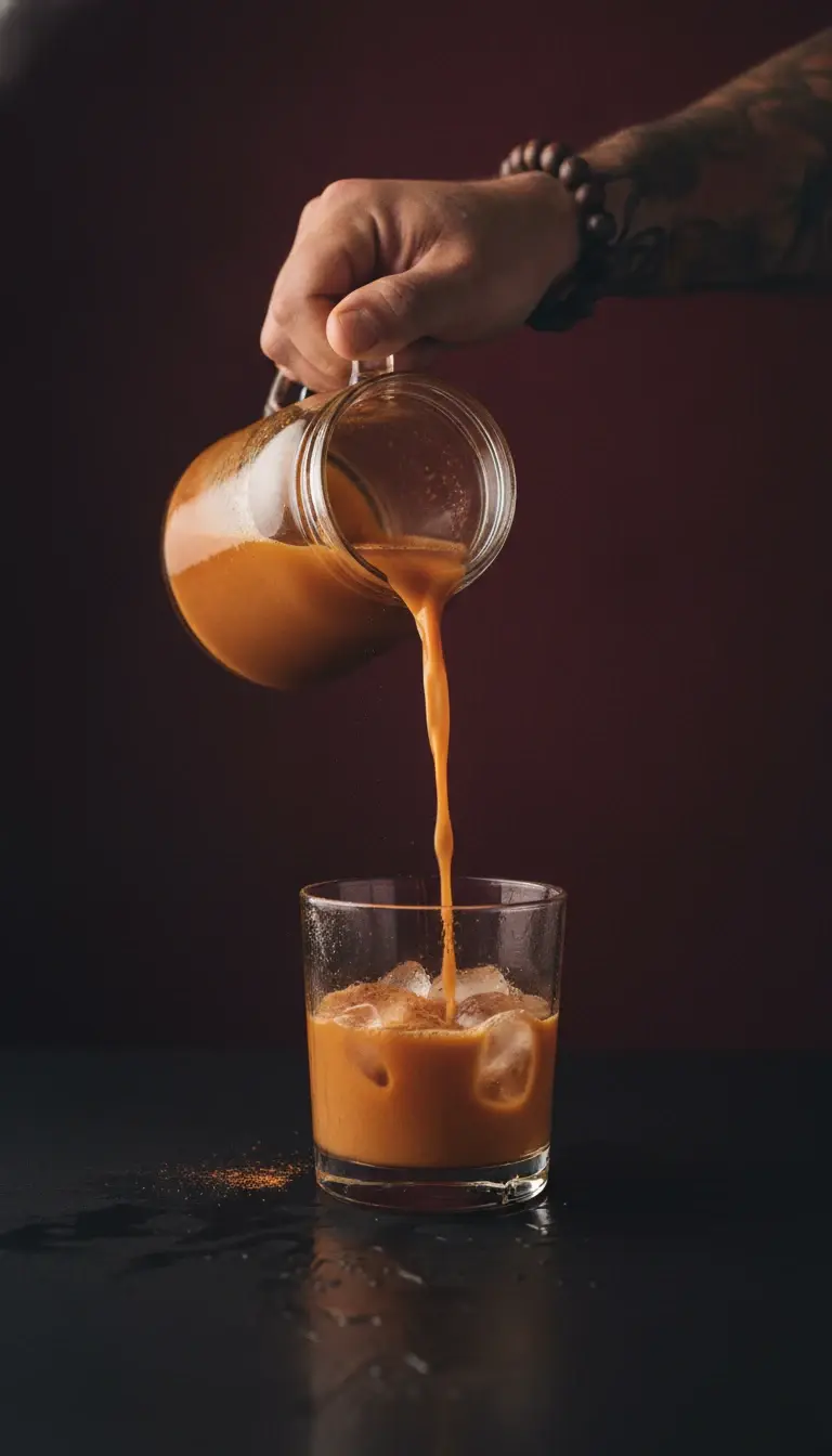 pumpkin chai, the juice bar's answer to PSL.