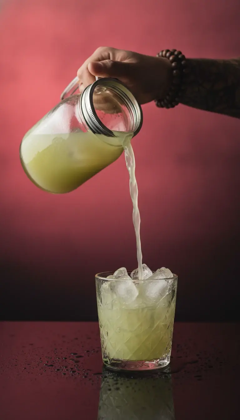 glass-clear, cucumber melon.