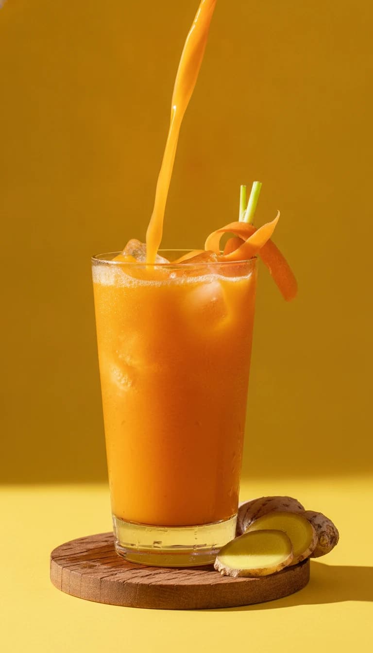 orange carrot ginger, the wellness cliché that actually works.